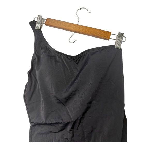 Andie Swim The Nantucket One Shoulder One‎ Piece Swim Suit in Black Medium NWT - Picture 6 of 10
